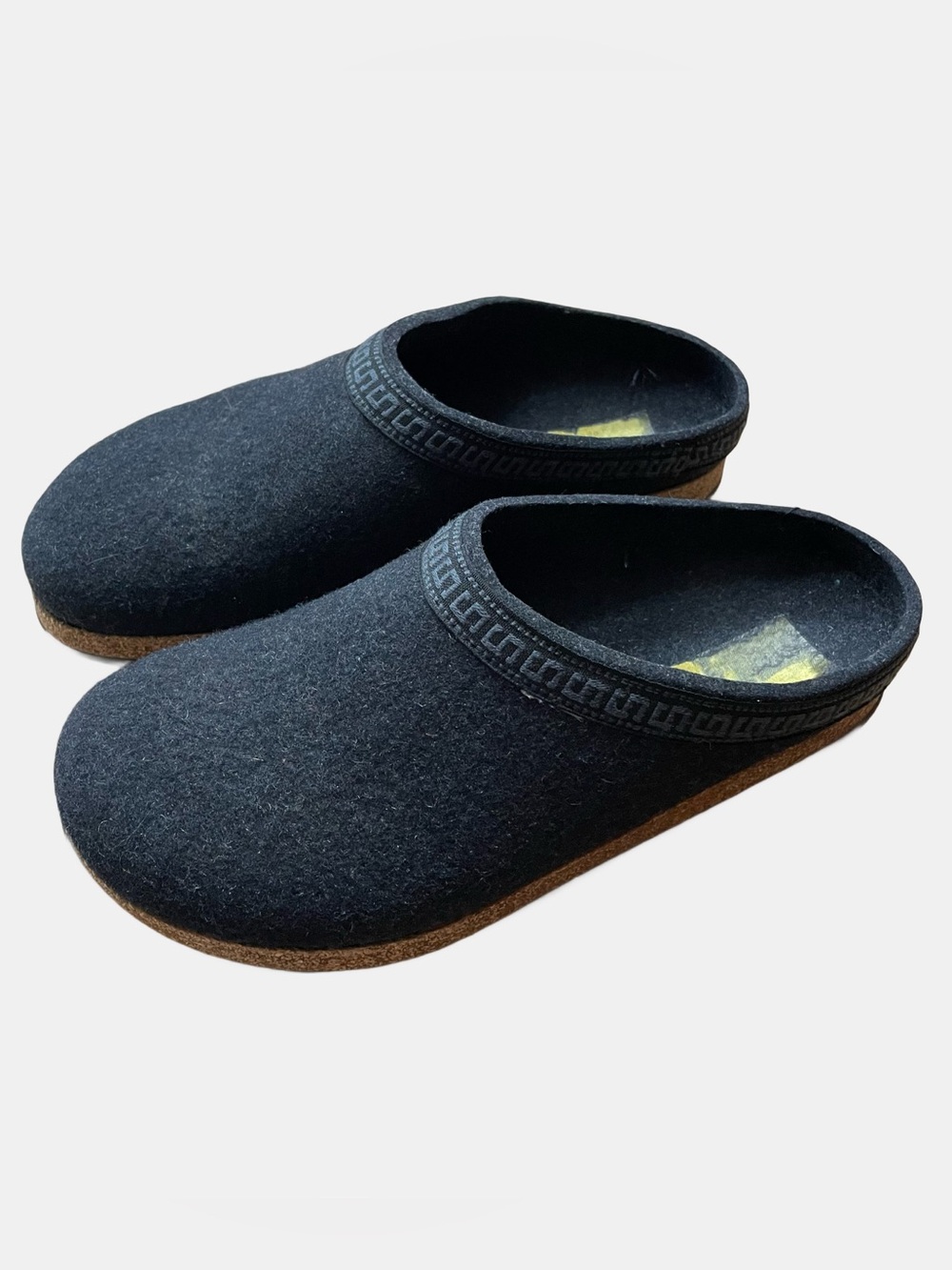 Stegmann Original 108 Black Wool Clog Womens 9 Wide EUR 40 Wide Toe Box Mens 7M